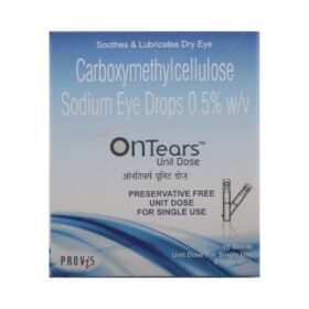 Ontears Unit dose Eye Drop (0.4ml Each) Carboxymethylcellulose (0.5% w/v)