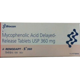 Mycophenolate mofetil 360mg Renodapt S Tablet