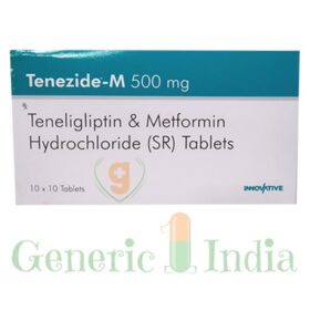 Teneligliptin 20 mg Tenezide-M 500 Tablets