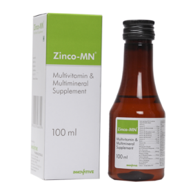 Ideal balanced nutritional supplement with 10 Multivitamins Zinco-MN Syrup 100 ml