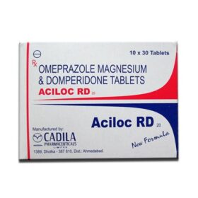 Domperidone&Omeprazole 10mg/20mg Aciloc RD20 Capsule