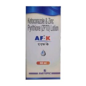 Ketoconazole+Zinc Pyrithione 60ml Af-k Lotion