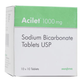 Sodium Bicarbonet 1000mg Tablet Acilet