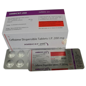 Cefixime 200mg Tablet Ambicef