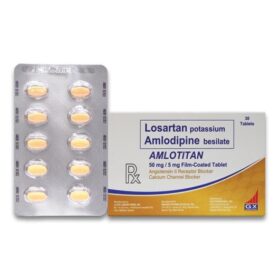 Losartan 50mg Tablet Amlotitan