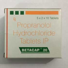 Propanolol 20mg Tablet Betacap