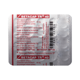 Propanolol 40mg Tablet Betacap Tr
