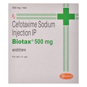 Cefotaxime 500mg Biotax Injection