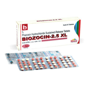 Prazosin 2.5mg Tablet Biozocin 2.5 XL
