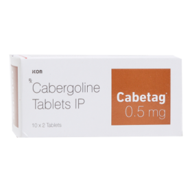 Cabetag  0.5mg Tablet Cabergoline