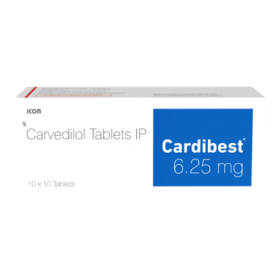 Cardibest 6.25mg Tablet Carvedilol