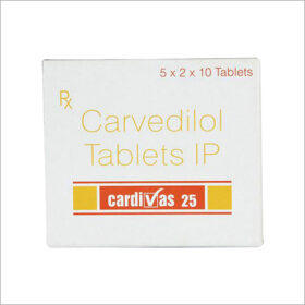 Cardivas 25mg Tablet Carvedilol