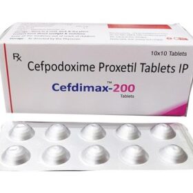 Cefdimax 200mg Tablet Cefpodoxime