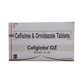 Cefixime+ornidazole 200mg/500mg Cefglobe-OZ Tablet