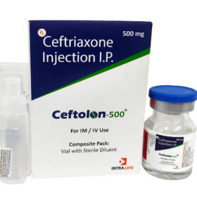Ceftriaxone 500mg Injection Ceftolon
