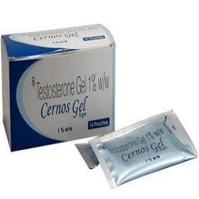Testosterone (1% w/w) 5gm Cernos gel