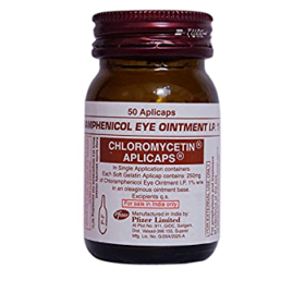 Chloramphenicol 50 Chloromycetin Aplicaps