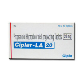 Propranolol 20mg Tablet Ciplar LA 20