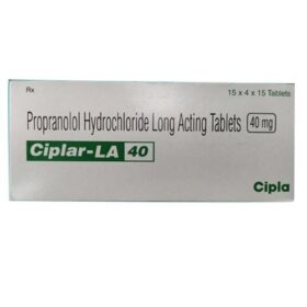 Propanolol 40mg Tablet Ciplar LA 40