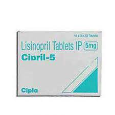 Cipril 5mg Tablet Lisinopril