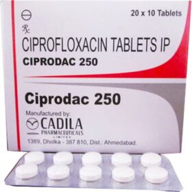 Ciprofloxacin 250mg Tablet Ciprodac