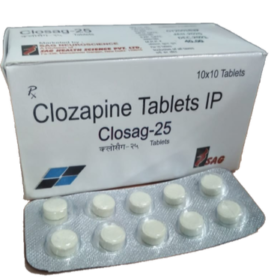 Closag 25mg Tablet Clozapine