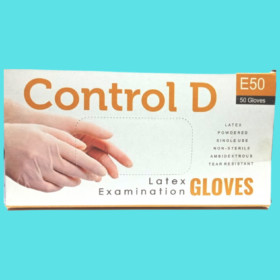 Control D Latex Examination Gloves