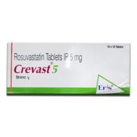 Rosuvastatin 5mg Tablet Crevast