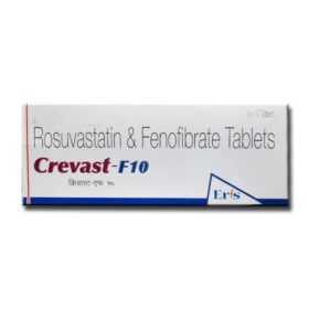 Fenofibrate+Rosuvastatin 67mg+10mg Crevast-F 10 Tablet