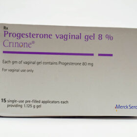 Progesterone vaginal gel 8% w/w Crinone gel 1.125g