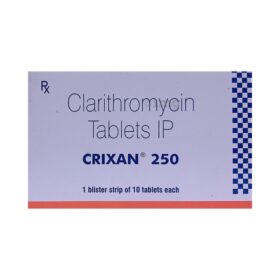 Crixan 250mg tablet Clarithromycin