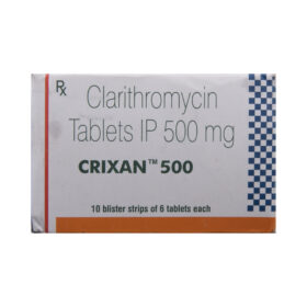 Clarithromycin  500mg Tablet Crixan