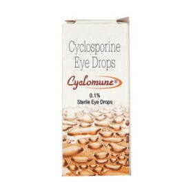 Cyclosporine 0.1% Cyclomune eye drop