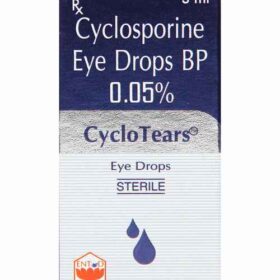 Cyclosporine 0.05%  3ml Cyclotears eye drop