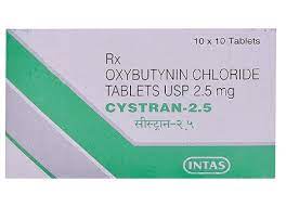 Cystran 2.5mg Tablet Oxybutynin