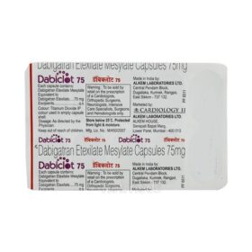 Dabiclot 75mg Capsule Dabigatran