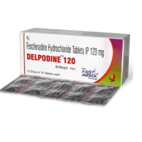 Delpodine 120mg Tablet Fexofenadine