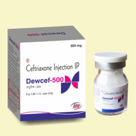 Ceftriaxone 500mg Injection Dewcef
