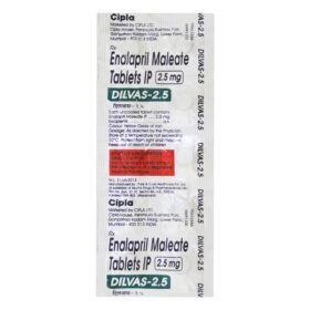 Enalapril 2.5mg Tablet Dilvas