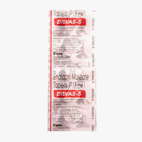 Enalapril 5mg Tablet Dilvas