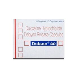 Dulane 20mg Tablet Duloxetine