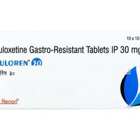 Duloren 30mg Tablet Duloxetine