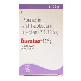 Piperacillin Tazobactum 1000mg+125mg Durataz1.125  Injection