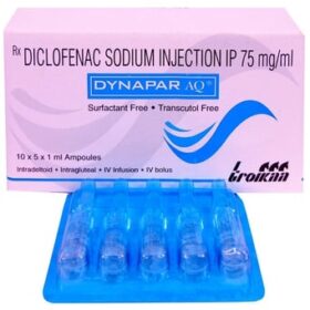 Diclofenac 75mg Injection Dynapar AQ