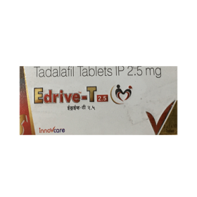 Tadalafil 2.5mg  Edrive-T Tablet