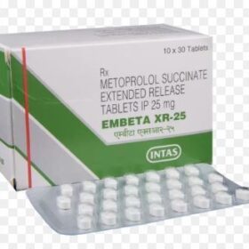 Metoprolol Succinate 25mg Tablet Embeta XR