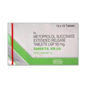 Metoprolol Succinate 50mg Tablet Embeta XR