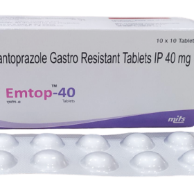 Pantoprazole 40mg Tablet Emtop