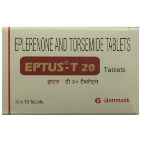 Eplerenone+Torasemide 25mg+20mg Eptus-T 20 Tablet