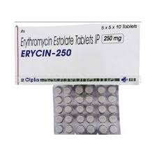 Erythromycin 250mg Tablet Erycin